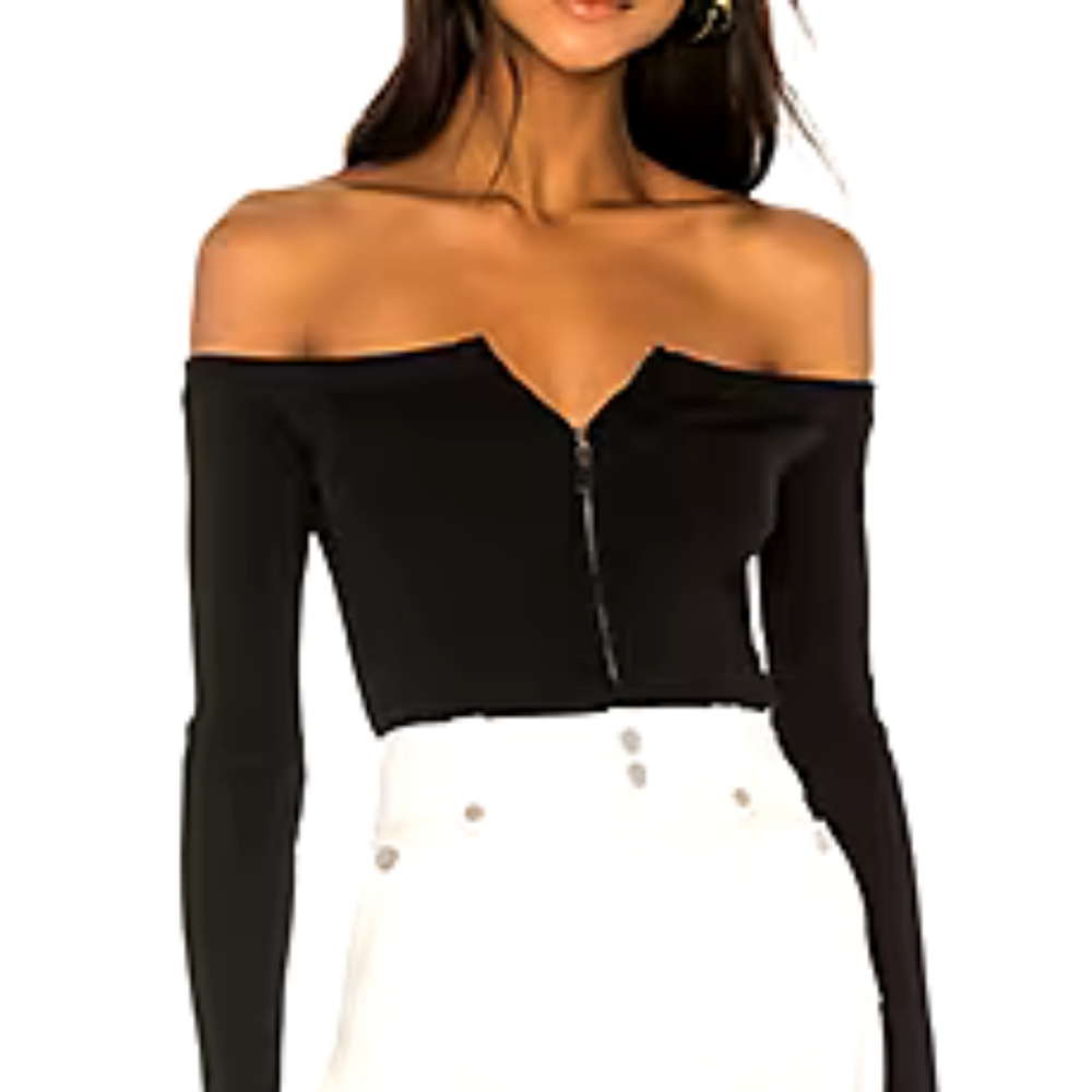 Beautiful Superdown Shaye Cold Shoulder Top off shoulder thick knit top size XS